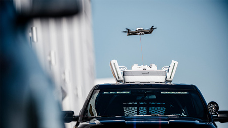 Dron na uwięzi Fotokite Sigma (wersja na dach samochodu)