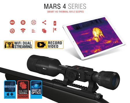 Luneta celownicza termowizyjna ATN THOR (MARS) 4 384x288, 4.5-18x