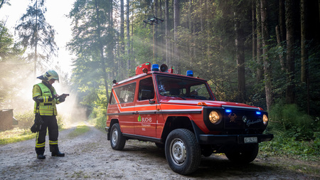 Dron na uwięzi Fotokite Sigma (wersja na dach samochodu)