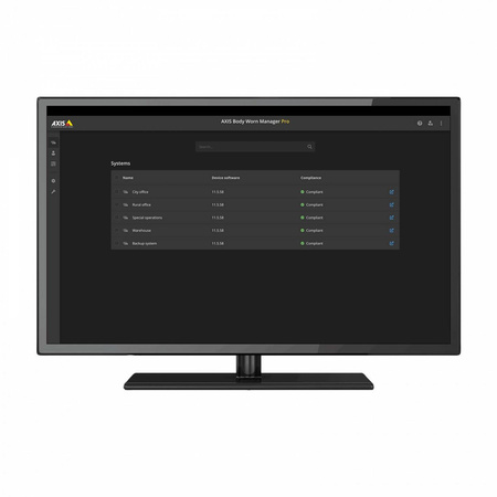 Licencja oprogramowania Axis Body Worn Manager Pro