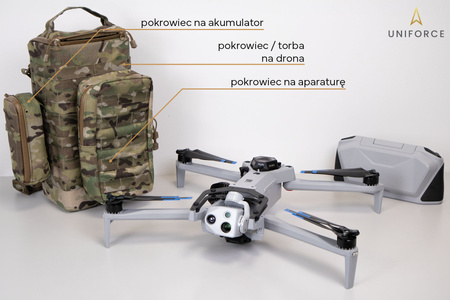 Modułowy system pokrowców do drona Skydio X10D, zgodny z MOLLE / PALS