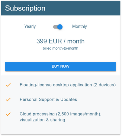 Pix4Dbim - Licencja 1 miesiąc (2 urządzenia)