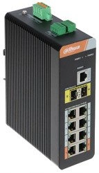 SWITCH PRZEMYSŁOWY POE PFS4210-8GT-DP 8-PORTOWY SFP DAHUA