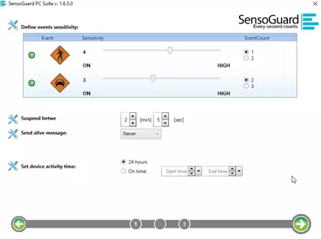 Oprogramowanie PC Suite SensoGuard